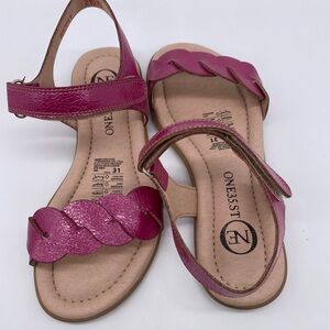 One35 Ankle Strap Pink Summer Sandals